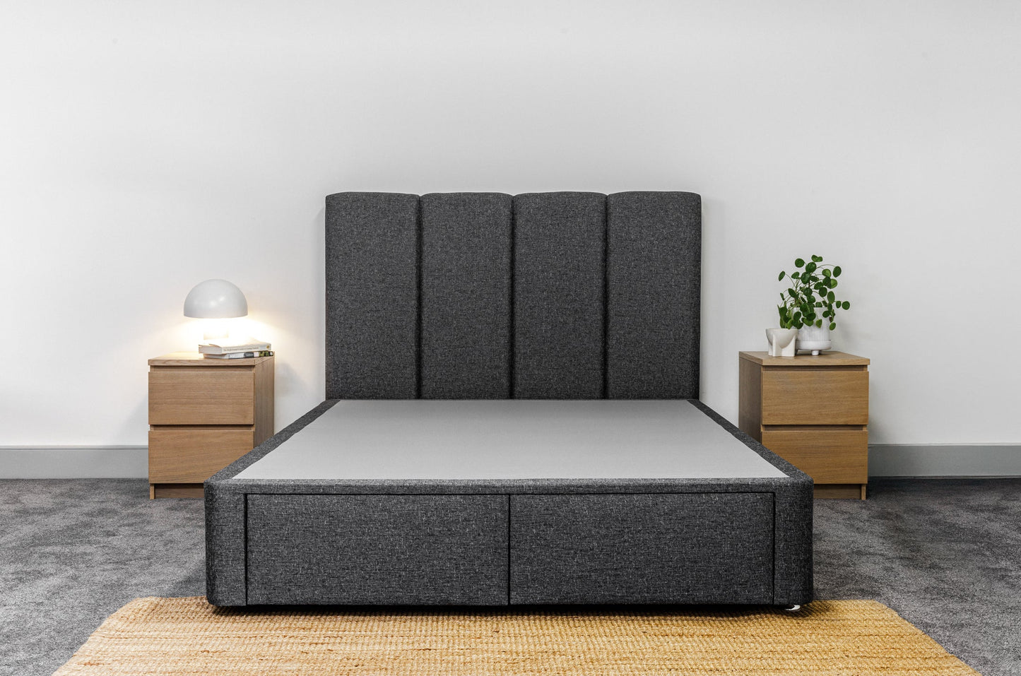 FLUTED Belmont Noosa Headboard + Bed Base